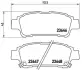 Гальмівні колодки BREMBO P83 056 (фото 1)
