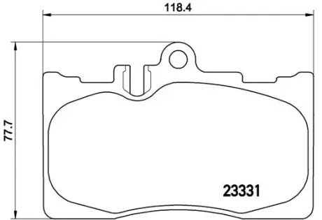 Тормозные колодки BREMBO P83 058