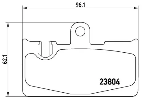 Тормозные колодки BREMBO P83 059