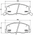 Тормозные колодки BREMBO P83 093 (фото 1)