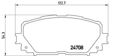 Тормозные колодки BREMBO P83 101