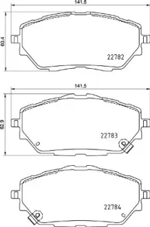 Тормозные колодки BREMBO P 83 171