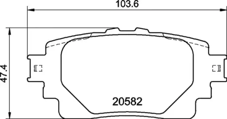 Тормозные колодки BREMBO P83174