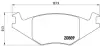Тормозные колодки BREMBO P85 019 (фото 1)