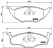 Тормозные колодки BREMBO P85 055 (фото 1)
