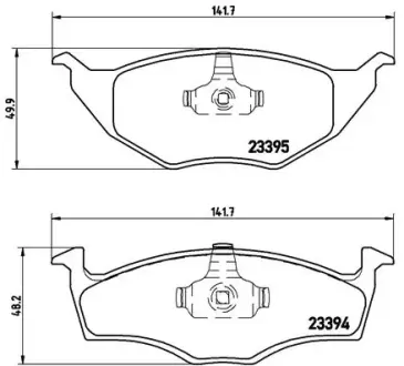 Тормозные колодки BREMBO P85 055