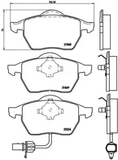 Тормозные колодки BREMBO P85 060