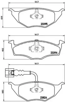 Тормозные колодки BREMBO P85 063