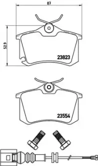 Тормозные колодки BREMBO P85 066