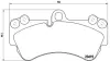 Тормозные колодки BREMBO P85 069 (фото 1)