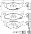 Тормозные колодки BREMBO P85 071 (фото 1)