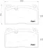 Тормозные колодки BREMBO P85 123 (фото 1)