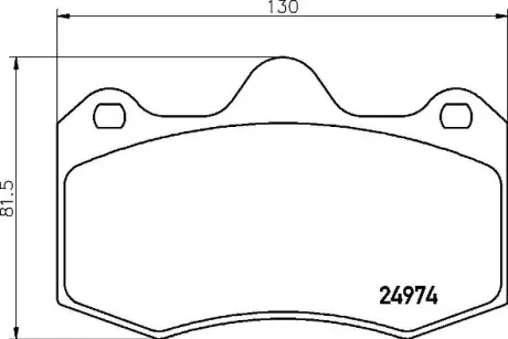 Гальмівні колодки BREMBO P85 134