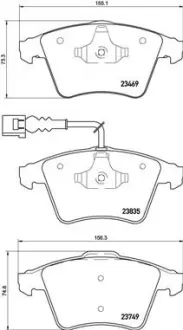 Тормозные колодки BREMBO P85 149