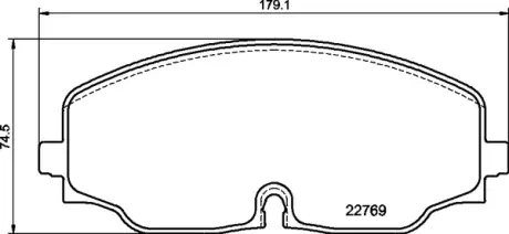 Тормозные колодки BREMBO P85 176