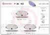 Гальмівні колодки BREMBO P85 182 (фото 1)