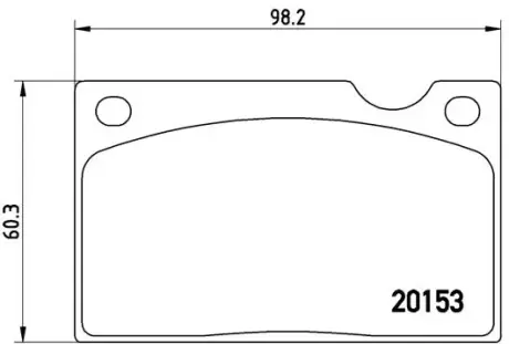Тормозные колодки BREMBO P86 003