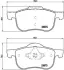 Гальмівні колодки BREMBO P86 016 (фото 1)