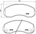 Гальмівні колодки BREMBO P99 003 (фото 1)
