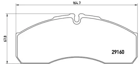 Гальмівні колодки BREMBO PA6 022