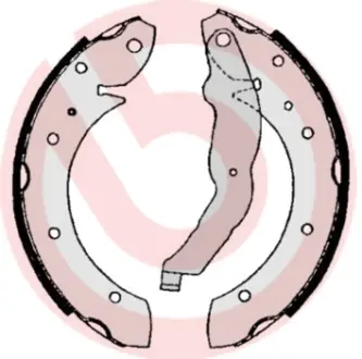 Гальмівні колодки барабанні BREMBO S06 506