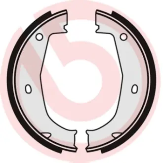 Тормозные колодки барабанные BREMBO S06 508