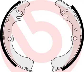 Тормозные колодки барабанные BREMBO S16 512