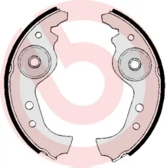 Тормозные колодки барабанные BREMBO S23 501