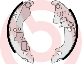Тормозные колодки барабанные BREMBO S23 520