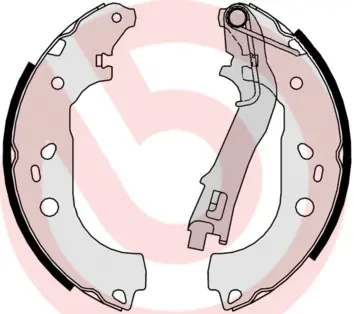 Гальмівні колодки барабанні BREMBO S23 533