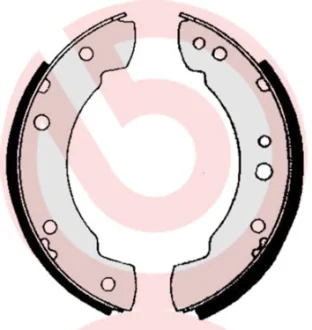 Гальмівні колодки барабанні BREMBO S23 566