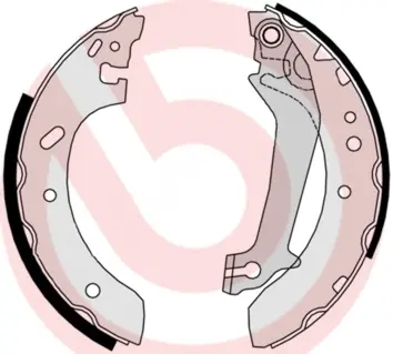Гальмівні колодки барабанні BREMBO S24 526