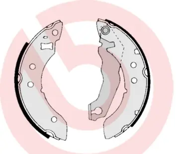 Гальмівні колодки барабанні BREMBO S24 536