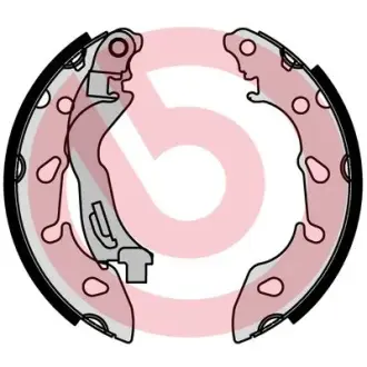 Тормозные колодки барабанные BREMBO S24 553