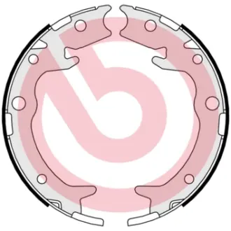 Тормозные колодки барабанные BREMBO S28 516
