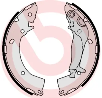 Тормозные колодки барабанные BREMBO S30 519