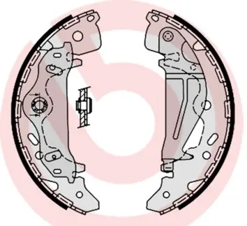 Гальмівні колодки барабанні BREMBO S30 521