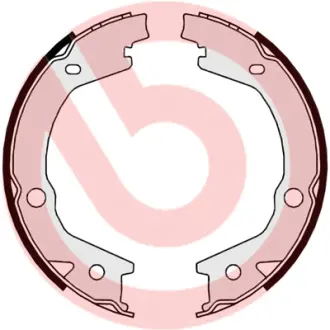 Гальмівні колодки барабанні BREMBO S30 530