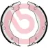 Гальмівні колодки барабанні BREMBO S30 534 (фото 1)