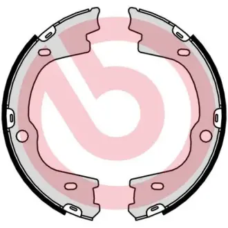 Тормозные колодки барабанные BREMBO S30 544
