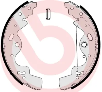 Тормозные колодки барабанные BREMBO S44 506