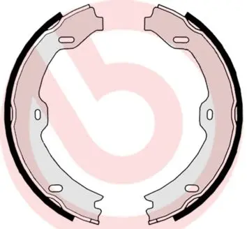 Тормозные колодки барабанные BREMBO S50 519