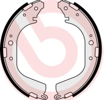 Гальмівні колодки барабанні BREMBO S56532
