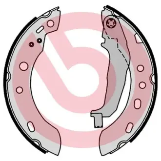 Тормозные колодки барабанные BREMBO S56 551