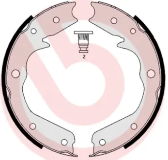 Гальмівні колодки барабанні BREMBO S59 527
