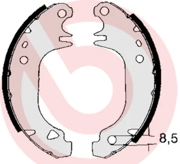 Гальмівні колодки BREMBO S61 535