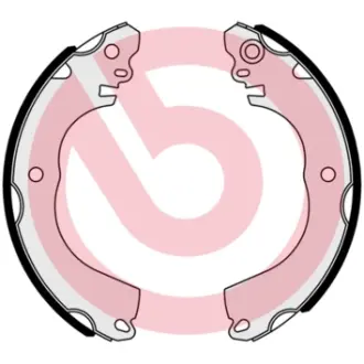 Тормозные колодки барабанные BREMBO S61 543