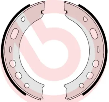 Тормозные колодки барабанные BREMBO S65 503