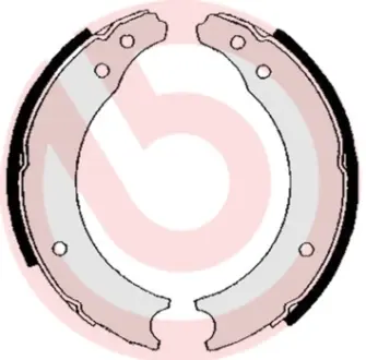 Гальмівні колодки барабанні BREMBO S68 502