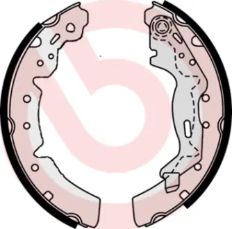 Гальмівні колодки барабанні BREMBO S83 510